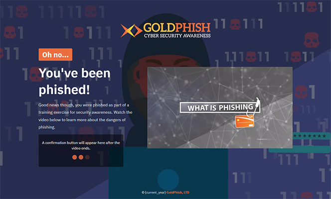GoldPhish Training Page B