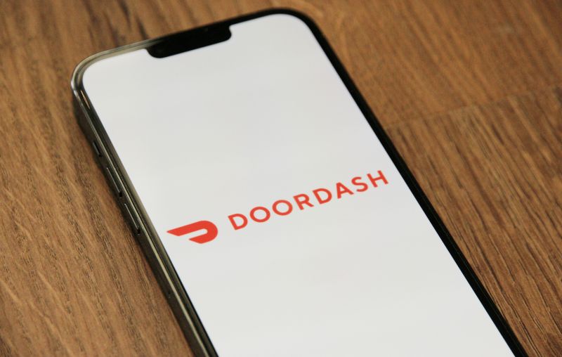 DoorDash App on phone