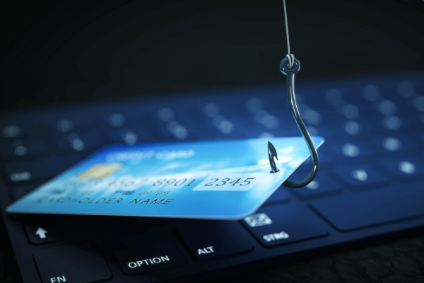 credit card details stolen by phishing attack