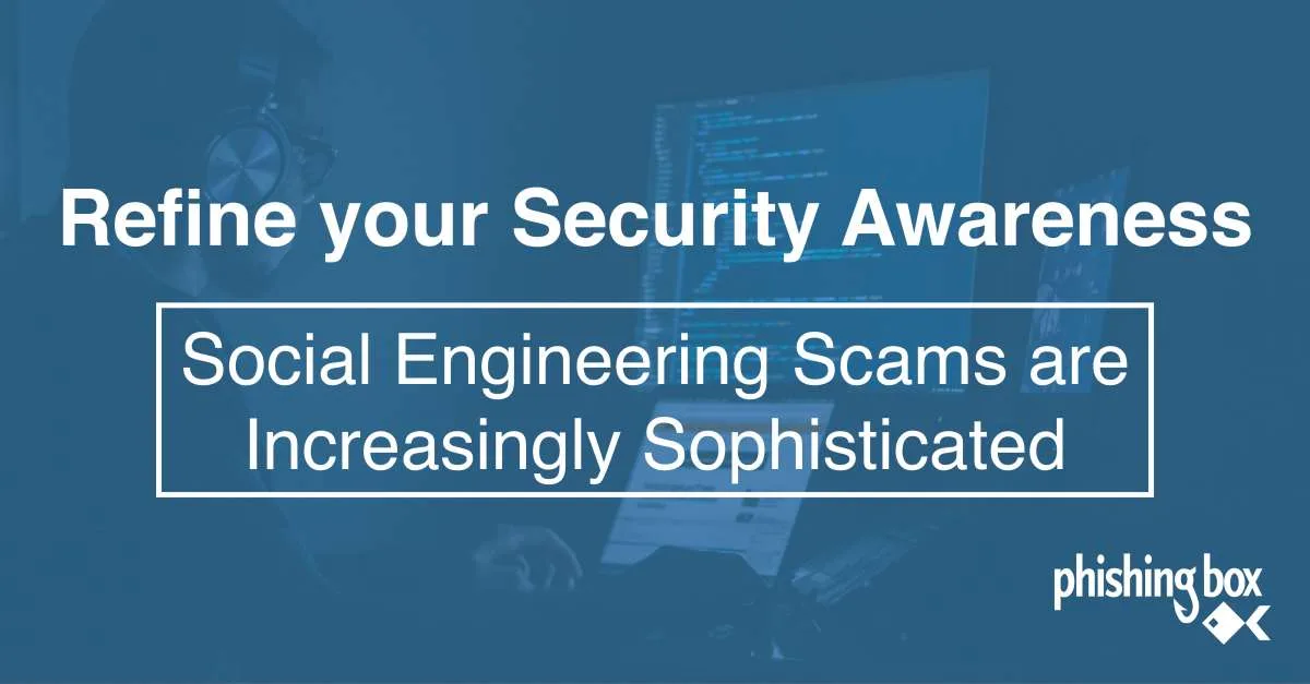 Illustration showing increasingly sophisticated phishing attacks