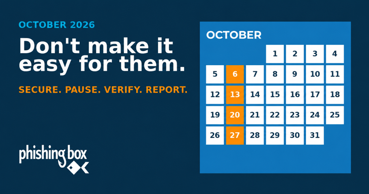 Employee Phishing Training for Cybersecurity Awareness Month