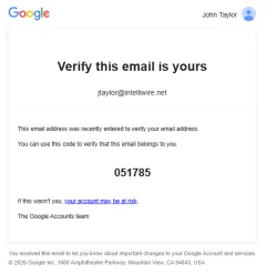 Real phishing email preview used to promote the PhishingBox phishing test