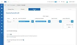 Phishing Simulator screenshot - Campaign Wizard Courses