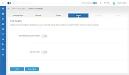 Phishing Simulator screenshot - Campaign Wizard Targets