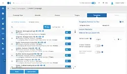 Phishing Simulator screenshot - Campaign Wizard Templates