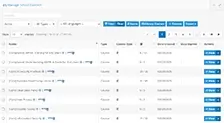School LMS screenshot - Manage School Content